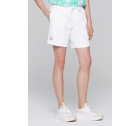 Sweatshorts SOCCX, Damen, Gr. XXL, Normalgrößen, weiß, Web, Material: 100% Baumwolle, bedruckt, relaxed fit kurz, Hosen Sweatshorts, mit Elastikbund und Kordel (12261567-XXL) weiß