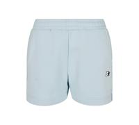 Sweatshorts STARTER BLACK LABEL "Starter Black Label Damen Ladies Starter Essential Sweat Shorts", Damen, Gr. L, US-Größen, icewaterblau, 65% Baumwolle, 35% Polyester, unifarben, loose fit, Hosen Swea