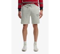 Sweatshorts SUPERDRY "ATH ESS SHORT", Herren, Gr. XXL, N-Gr, grau (cadet grau marl), Sweatware, Obermaterial: 60% Baumwolle, 40% Polyester, meliert, loose fit kniefrei, Hosen Sweatshorts (21871503-XXL