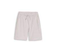 Sweatshorts TOM TAILOR, Mädchen, Gr. 158, N-Gr, beige (dusty grauish lila), Sweatware, Obermaterial: 70% Baumwolle, 30% Polyester. Futter: 100% Baumwolle, unifarben, loose fit kniefrei, Hosen Sweatsho