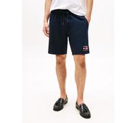 Sweatshorts TOMMY HILFIGER "AMERICANA SHORTS", Herren, Gr. S, N-Gr, blau (desert sky), Sweatware, Obermaterial: 100% Baumwolle, Hosen Sweatshorts (10948933-S)