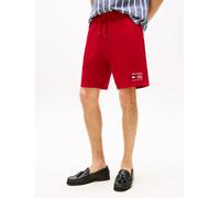 Sweatshorts TOMMY HILFIGER "AMERICANA SHORTS", Herren, Gr. XL, N-Gr, rot (medium rot), Sweatware, Obermaterial: 100% Baumwolle, Hosen Sweatshorts (39538129-XL)