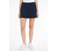 Sweatshorts TOMMY JEANS CURVE "TJW RLX NEW CLS SWEATSHORT EXT", Damen, Gr. 5XL, N-Gr, blau (schwarz night navy), Sweatware, Obermaterial: 100% Baumwolle, unifarben, relaxed fit, Hosen Sweatshorts, Gro