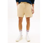 Sweatshorts TOMMY JEANS "TJM FLAG BEACH", Herren, Gr. XXL, N-Gr, gentle gold, Sweatware, Obermaterial: 80% Baumwolle, 20% Polyester, Hosen Sweatshorts (17596509-XXL) gentle gold