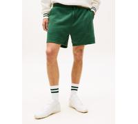 Sweatshorts TOMMY JEANS "TJM FLAG BEACH", Herren, Gr. XXL, N-Gr, shadow pine, Sweatware, Obermaterial: 80% Baumwolle, 20% Polyester, Hosen Sweatshorts (89292943-XXL) shadow pine