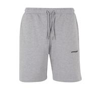 Sweatshorts "Upscale by Mister Tee Upscale Core EMB Heavy Sweatshorts", Herren, Gr. S, US-Größen, grau (erdgrau), 100% Baumwolle, UPSCALE BY MISTER TEE, normal, Hosen Sweatshorts (90667163-S) erdgrau