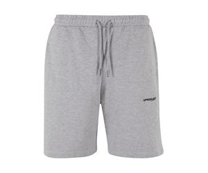 Sweatshorts "Upscale by Mister Tee Upscale Core EMB Heavy Sweatshorts", Herren, Gr. XS, US-Größen, erdgrau, 100% Baumwolle, UPSCALE BY MISTER TEE, normal, Hosen Sweatshorts (90667163-XS) erdgrau