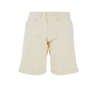 Sweatshorts URBAN CLASSICS "Urban Classics Damen Ladies Organic Cotton Bermuda Pants", Damen, Gr. 28, Normalgrößen, sandweiß, 100% Baumwolle, unifarben, loose fit, Hosen Sweatshorts (25299843-28) sand