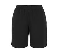 Sweatshorts URBAN CLASSICS "Urban Classics Damen Ladies Organic Terry Bermuda Pants", Damen, Gr. 4XL, US-Größen, schwarz, 100% Baumwolle, unifarben, normal, Hosen Sweatshorts (16035913-4XL) schwarz