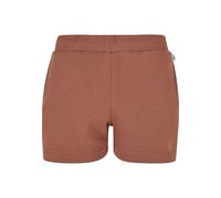 Sweatshorts URBAN CLASSICS "Urban Classics Damen Ladies Organic Terry Shorts", Damen, Gr. XS, US-Größen, braun (terracotta), 100% Baumwolle, unifarben, loose fit, Hosen Sweatshorts (81239440-XS) terra