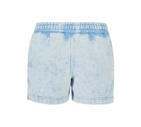 Sweatshorts URBAN CLASSICS "Urban Classics Damen Ladies Towel Washed Sweat Shorts", Damen, Gr. XS, US-Größen, blau (balticblau), 70% Baumwolle, 30% Polyester, unifarben, loose fit, Hosen Sweatshorts (