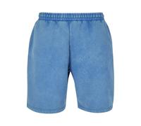 Sweatshorts URBAN CLASSICS "Urban Classics Herren Heavy Stone Washed Sweat Shorts", Herren, Gr. XXL, US-Größen, royal, 70% Baumwolle, 30% Polyester, unifarben, relaxed fit, Hosen Sweatshorts (75601501