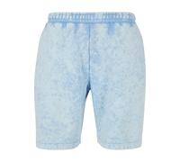 Sweatshorts URBAN CLASSICS "Urban Classics Herren Towel Washed Sweat Shorts", Herren, Gr. XXL, US-Größen, balticblau, 70% Baumwolle, 30% Polyester, unifarben, relaxed fit, Hosen Sweatshorts (25870832-