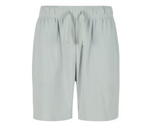 Sweatshorts URBAN CLASSICS "Urban Classics Herren Waffle Sweat Shorts", Herren, Gr. L, US-Größen, grün (frostmint), 65% Baumwolle, 35% Polyester, unifarben, relaxed fit, Hosen Sweatshorts (13704012-L)