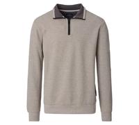 Casa Moda Regular Fit Troyer beige, Einfarbig