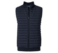 Sweatweste CASAMODA "CASAMODA Sweatweste uni", Herren, Gr. 3XL, dunkelblau, 53% Baumwolle, 47% Polyester, Westen (19503305-XXXL) dunkelblau