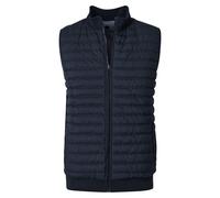 Sweatweste CASAMODA "CASAMODA Sweatweste uni", Herren, Gr. XL, dunkelblau, 53% Baumwolle, 47% Polyester, Westen (19503305-XL) dunkelblau