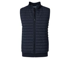 Sweatweste CASAMODA "CASAMODA Sweatweste uni", Herren, Gr. XL, dunkelblau, 53% Baumwolle, 47% Polyester, Westen (19503305-XL) dunkelblau