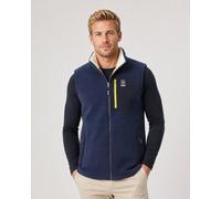 Sweatweste LPO "Sweatweste Raven Knit", Herren, Gr. 3XL, navy, 100% Polyester, regular fit hüftbedeckend, Westen, mit Langhaarfleece (28207117-58) navy