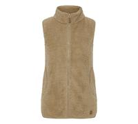 Sweatweste OXMO "Sweatweste OXTheri", Damen, Gr. S, beige (sand), Obermaterial: 100% Polyester PES., Westen (96852153-S) sand