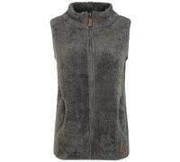 Sweatweste OXMO "Sweatweste OXTheri", Damen, Gr. XS, grau (castlerock), Obermaterial: 100% Polyester PES., Westen (48898206-XS) castlerock