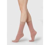 Swedish Stockings INES Glitzersocken rosa