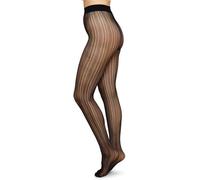 Swedish Stockings Netzstrumpfhose Selma schwarz aus Recycling-Material Schwarz L