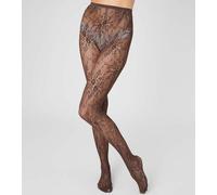 Swedish Stockings Spitzenstrumpfhose Rosa aus ECONYL®-Nylon Braun XL