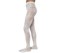 Swedish Stockings Spitzenstrumpfhose Rosa aus ECONYL®-Nylon Ivory (weiß) S