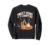 Sweet and Lovely Home, Lagerfeuer Romantik Camping Sweatshirt
