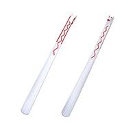 Sweet Soul Kunststoff-Schuhlöffel, Langer Griff, Kunststoff-Schuhlöffel für Damen und Herren, zum An- und Ausziehen von Stiefeln mit komfortablem Griff, Lange Schuhlöffel für Männer und Frauen (weiß)