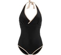 Swegmark Haiti Halterneck Swimsuit Black/beige 42DE
