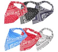 SWETRACE 6 Stück pack Haartücher aus Chiffon Elastische Kopftücher für Frauen und Teenager Atmungsaktiv und Dekorativ Leichtes Haarband für Musikfestivals und Outdoor Aktivitäten