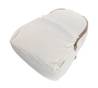 SWETRACE Kleiner Faltbarer Damenrucksack aus Taslon, Weiß, Leicht | Polyester Ausführung, Zwei Tragearten, Platzsparendes Design, Geeignet für Kurzreisen und Geschäftstermine