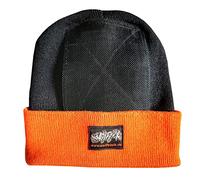 Swift Rock Two Tone Breakdance Headspin Beanie Schwarz - Orange/Black - Orange