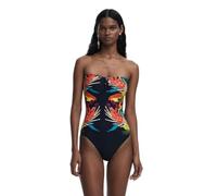 Desigual Damen Swim_Bahamas Ii One P. Einteiliger Badeanzug, Schwarz, M