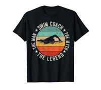 Swim Coach The Man The Myth The Legend Schwimmtrainer T-Shirt