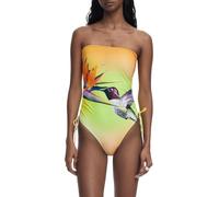 Desigual Damen Swim_colibrí One P. Einteiliger Badeanzug, Material:, L