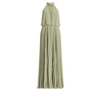 SWING - Abendkleid aus Chiffon mit Plisseerock khaki green, 4OS