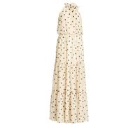 SWING - Abendkleid aus Chiffon mit Polka Dots champagne beige/black - Gr. - 34
