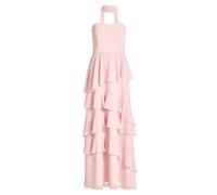 SWING - Abendkleid aus Chiffon mit Volants soft pink - Gr. - 38