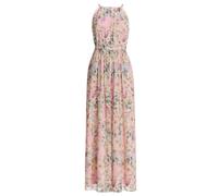 SWING - Abendkleid aus floral bedrucktem Chiffon mit Zierträgern rose/multi, 4OS