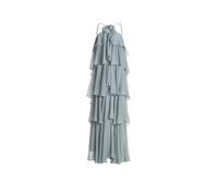 SWING - Abendkleid aus Crinkle Chiffon mit gestuften Volants ice blue - Gr. - 36