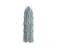 SWING - Abendkleid aus Crinkle Chiffon mit gestuften Volants ice blue - Gr. - 38