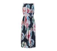 SWING - Cocktailkleid aus bedrucktem Chiffon navy / multi - Gr. - 44