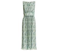 SWING - Cocktailkleid aus bedrucktem Plissee Jersey pistachio green / multi - Gr. - 38