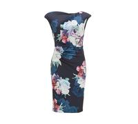 Swing Cocktailkleid aus bedrucktem Scuba - 42