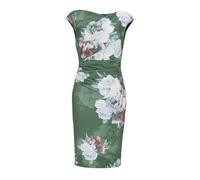 Swing Cocktailkleid aus bedrucktem Scuba - 46
