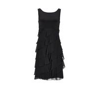 SWING - Cocktailkleid aus Materialmix black - Gr. - 38