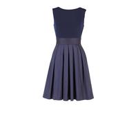 SWING - Cocktailkleid aus Microtaft navy, 4OS